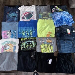 Husky 14/16 Boys Youth Extra Large XL Shirt Shorts Pants Pajamas Athletic Set
